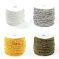 thumbnail image 2 of U8MO 109yds/Roll Iron Twisted Cross Chains Unsoldered 19 Gauge Oval Link String 5x4mm-Gunmetal, 2 of 2