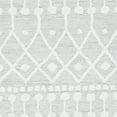 thumbnail image 4 of SAFAVIEH Blossom Aspen Aztec Geometric Wool Area Rug, Silver/Ivory, 5' x 8', 4 of 5