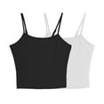 thumbnail image 1 of Camisola sin mangas con cuello redondo para mujer, ropa de verano, blusa de poliéster, 1 of 7