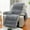 Gray #3, variant on Velvet Recliner Chair Cover Nonslip Sofa Protector with Elastic Straps for Furniture Protection Beige