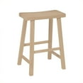 thumbnail image 1 of International Concepts 24-Inch Saddle Seat Stool, Unfinished, 1 of 3