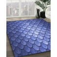 thumbnail image 2 of Ahgly Company Indoor Round Patterned Sky Blue Dress Blue Area Rugs, 6' Round, 2 of 6
