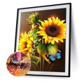 thumbnail image 3 of Cuadros Decorativos 5D DIY diamante pintura ramo completo redondo diamante mosaico hogar Ehuebsd Nuevos Originales, 3 of 9