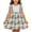 White, variant on Girls Summer Dress Floral Ruffle Sleeve Swing Flowy Dresses A-line Sundress for Girls Casual Beach Wedding Dress Pink B 6-7 Years