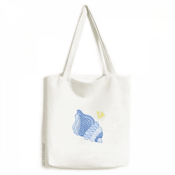 Whelk Conch Pattern Phonation Tote Canvas Bag Shopping Satchel Casual Handbag