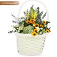 thumbnail image 4 of BRIGHTFUFU 5 unids de estilo pastoral Cestas de ratán de plástico Cestas de flores pequeñas Cestas de recogida de frutas, 4 of 7