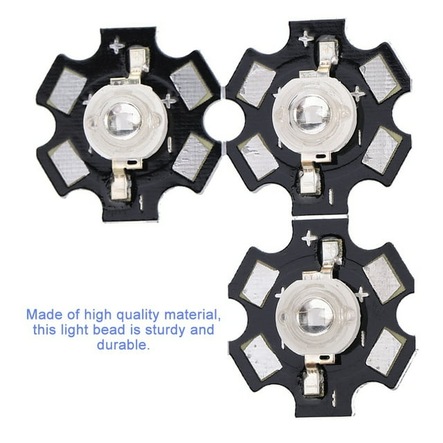 Fichas LED, Alta Potencia AXD-3W Alta Potencia UV Púrpura Lámpara LED Beads diodo con Base de Aluminio para iluminación de Bricolaje Accesorios De Luz Fugacal NO