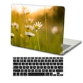 thumbnail image 5 of KSK KAISHEK Only for Newest MacBook Pro 15" Case 2016 - 2019 Release Model A1990 A1707, Plastic Hard Shell + Black Keyboard Cover, Flower 0124, 5 of 5