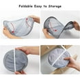 thumbnail image 3 of Visland Mesh Collapsible Small Wall Hanging Laundry Baskets, Hanging Laundry Hampe, for Hotel, University Dormitory, 3 of 4