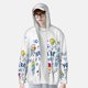 thumbnail image 2 of Balery You are so Sweet Sudadera ligera de manga larga con capucha y protección solar UPF 50+ para hombre y mujer, ideal para pesca y running-Medium, 2 of 7