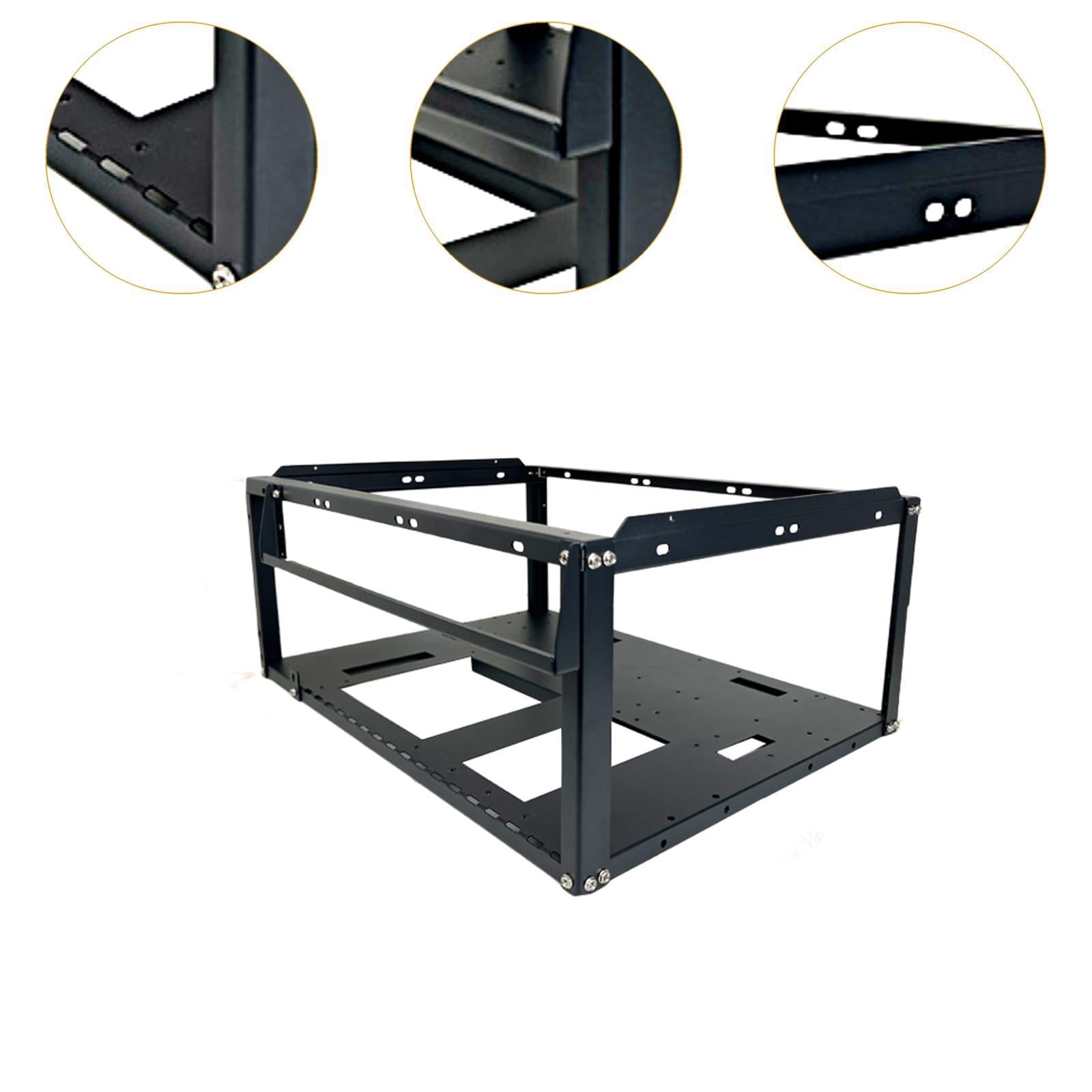 Wzmzjy DIY Gaming Computer Case Stackable Rack for EATX/ITX Motherboards Portable Easy