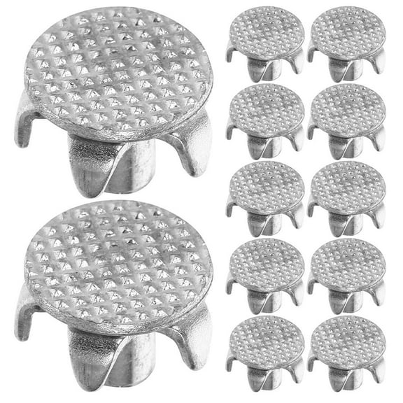 WEUVEB 100Pcs Anti Ice Spikes Steel for Boots and Shoes, Cleats for Safe Walking on Ice and Snow