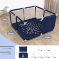 thumbnail image 6 of Baby Playpen, Play Yard, Baby Playards, 50x50x26inch Infant Travel Play Game Fence,Blue, 6 of 6