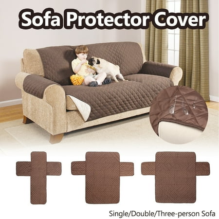 Multi-Size Set Reversible Microfiber Sofa Furniture Cover Protector Waterproof Non-Skid Quilted Pet Recliner Cover Super (Best Affordable Seat Covers)