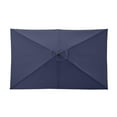 thumbnail image 5 of Pure Garden 10’ Rectangular Patio Umbrella with Push Button Tilt, Navy, 5 of 9