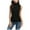 Black, variant on Sleeveless Turtlenecks for Women Solid Color Mock Turtleneck Tank Top Pullover Lightweight Turtle Necks Tops Black L