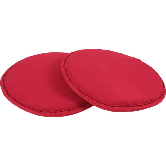 TABLZONE Outdoor Seat Cushion Set, Dark Red Portable Polyester Sitting Pads for Camping, Picnic, Hiking - 2 Pieces