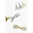 thumbnail image 4 of CHUANK Mini Folding Safety Scissors 4.5” Stainless Steel Travel Scissors with Keychain - Compact Foldable Design 4” Closed - Portable Pocket Scissors for Crafts  Sewing  First Aid Kit  Of, 4 of 9