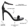 thumbnail image 2 of Journee Collection Womens Everton Tru Comfort Foam Open Toe High Stiletto Pumps, 2 of 6