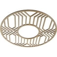 thumbnail image 2 of 24"OD x 8 3/4"ID x 3/8"T Empire Wood Fretwork Pierced Ceiling Medallion, Hickory, 2 of 3