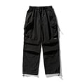 thumbnail image 1 of Pantalones de paracaidista de aterrizaje con bolsillos grandes y doble pliegue, holgados, funcionales, repelentes al agua, para otoño e invierno, 1 of 4