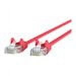 UPC: 0722868505557 | Belkin High Performance patch cable – 7 ft – red – B2B