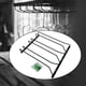 thumbnail image 1 of Estante para copas de vino, organizador para colgar debajo del gabinete, soporte para copas de vino para restaurante, comedor, armario, cocina triple fila, 1 of 8