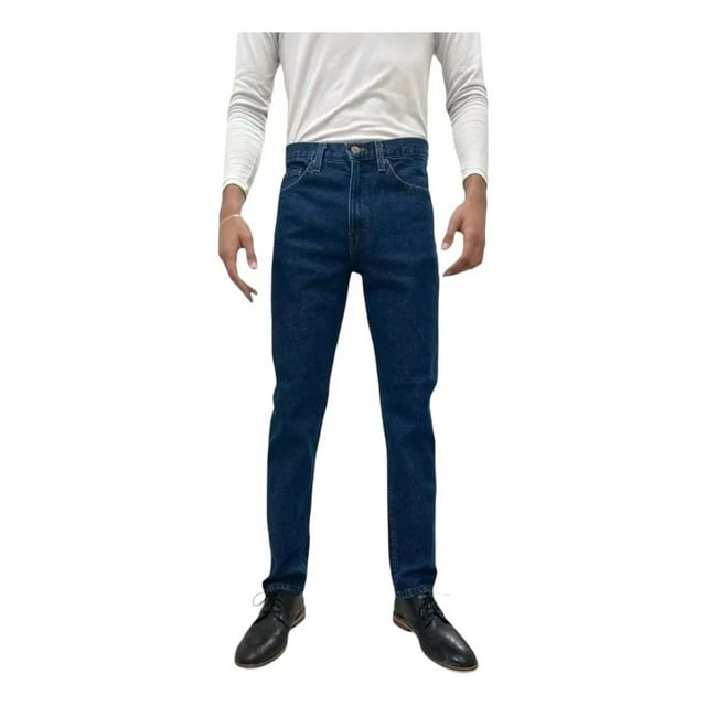 Pantalón Jeans Mezclilla Cimarron Recto Hombre 100% Algodón