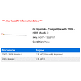 thumbnail image 2 of Dipstick - Compatible with 2006 - 2009 Mazda 3 2007 2008, 2 of 2