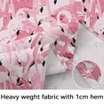 thumbnail image 5 of Flamingo Tablecloth, Pink Rectangle Tablecloth, Pink Print Table Cloth, Spring Summer Waterproof Wrinkle Free Rectangle Tablecloth for Rectangle Tables 60 X 84, 60 X 102, 60 X 120 Inch, 5 of 5