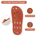 thumbnail image 4 of Shower Sandals Women Men Quick Drying Bath Slippers Non Slip Dorm Shoes Orange, Size 6, 4 of 5