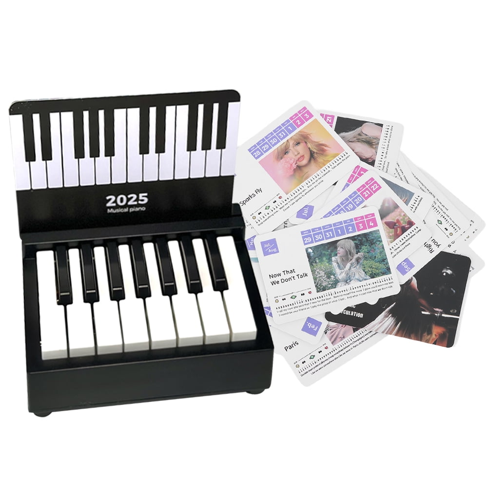 Calendario Piano 15 Teclas Taylor 2025 Regalos Reproducibles para Fanáticos Bodega Aurrera en