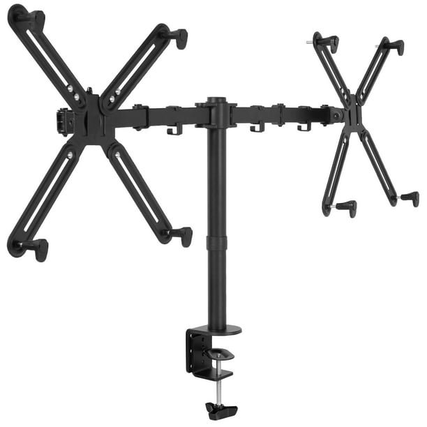 VIVO NonVESA Dual Monitor Arm Desk Mount Fully Adjustable with VESA