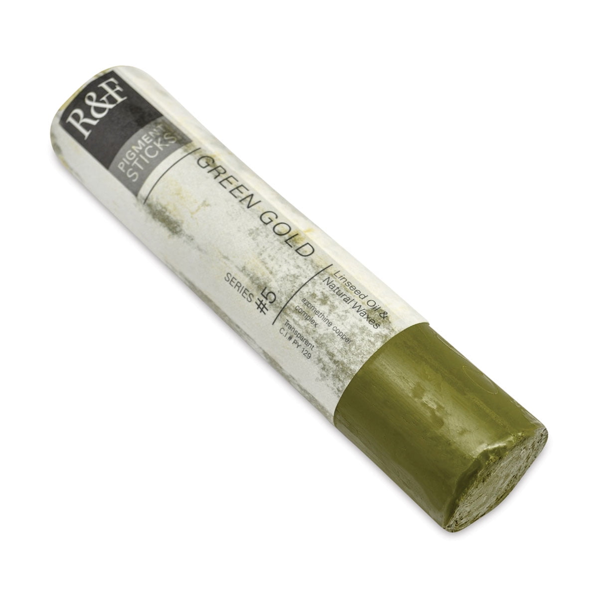 R&F Handmade Paints 225A Oil Pigment Stick 188ml Green Gold