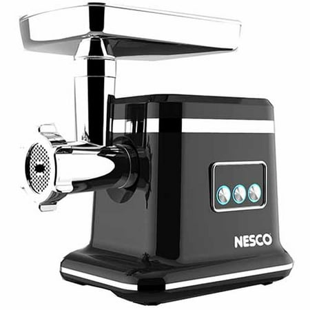 Nesco Food Grinder, Black/Stainless Steel