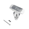 thumbnail image 1 of SPRING Premium Billet Aluminum Oil Dipstick Handle for Chevy ford For Dodge For Jeep For V8 Engines Upgrade Your Ride Silver, 1 of 3