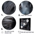 thumbnail image 3 of Designart "Chartreux Feline Likeness I" Animals Cat Floater Framed Canvas Prints, 3 of 5