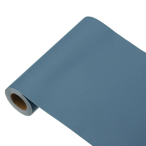 Uxcell 197"x5.9" Peacock Blue Wallpaper, Peel and Stick Wallpaper, Blue Contact Paper Solid Color Vinyl Self-Adhesive Wall Paper Decorative for Wall Covering