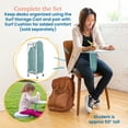thumbnail image 6 of ECR4Kids The Surf Portable Activity Lap Desk, Classroom Essentials, Seafoam, 10-Pack, 6 of 10