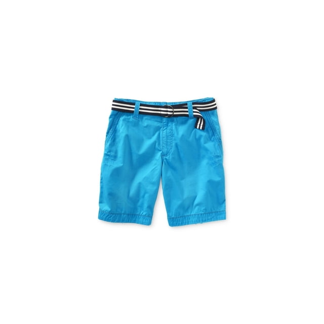Aeropostale Shorts chinos casuales con cinturón de longitud clásica para hombre, azul, 38 Aeropostale chino