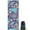 Blue Paisley and-1, variant on Blue Leaf Pattern Hot Yoga Mat Towel Non Slip for Hot Yoga - Quick-Drying Yoga Mat Cover with 4 Corner Pockets with Travel Bag - Hot Yoga Towel Non Slip Grip Moisture Wicking Sweat 70"x26"