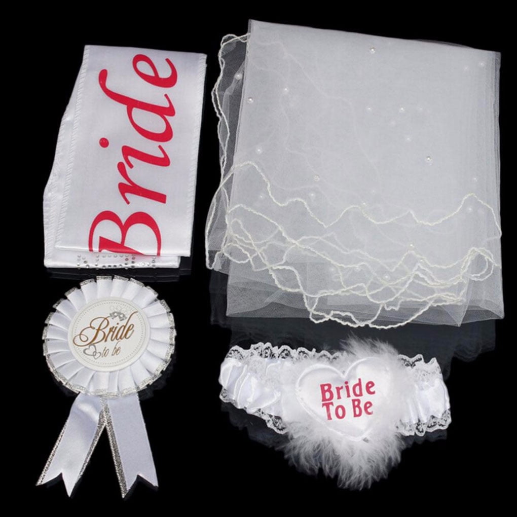 Bachlorette Sash /& Rosette Badge Kit Elegant Two Layer Satin Black Rhinestone Bride to Be Sash /& Badge