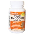 thumbnail image 3 of Major Vitamin-C Ascorbic Acid Dietary Supplement Tablets, White, 500 mg, 100 Count, 3 of 8