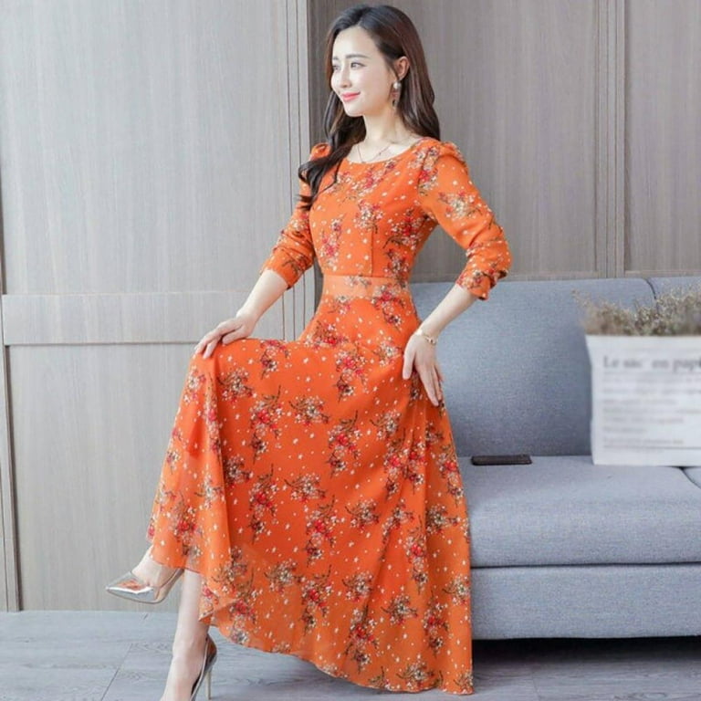 Autumn maxi dresses 2019 cheap