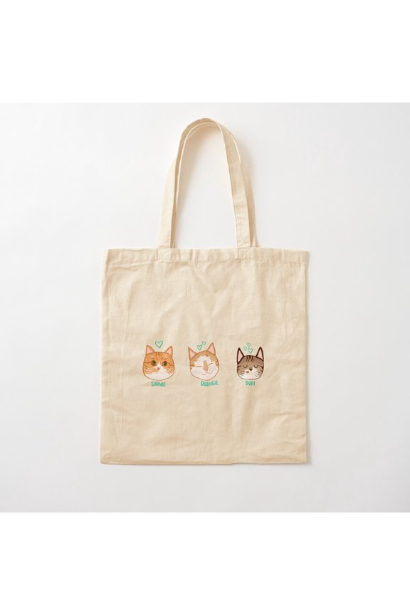 Soonie, Doongie And Dori Style 002 Canvas Tote Bags, Reusable Shopping Bag