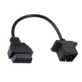 thumbnail image 1 of Unique Bargains Inner 6 Pin OBD1 to 16 Pin OBD2 Diagnostic Scanner Convertor Cable for Jeep for Dodge for Chrysler, 1 of 7