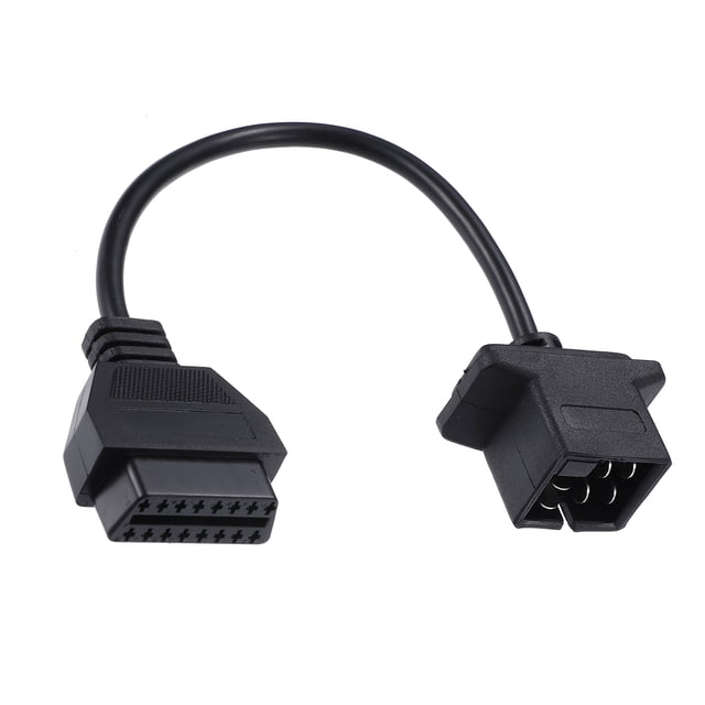 Unique Bargains Inner 6 Pin OBD1 to 16 Pin OBD2 Diagnostic Scanner Convertor Cable for Jeep for Dodge for Chrysler
