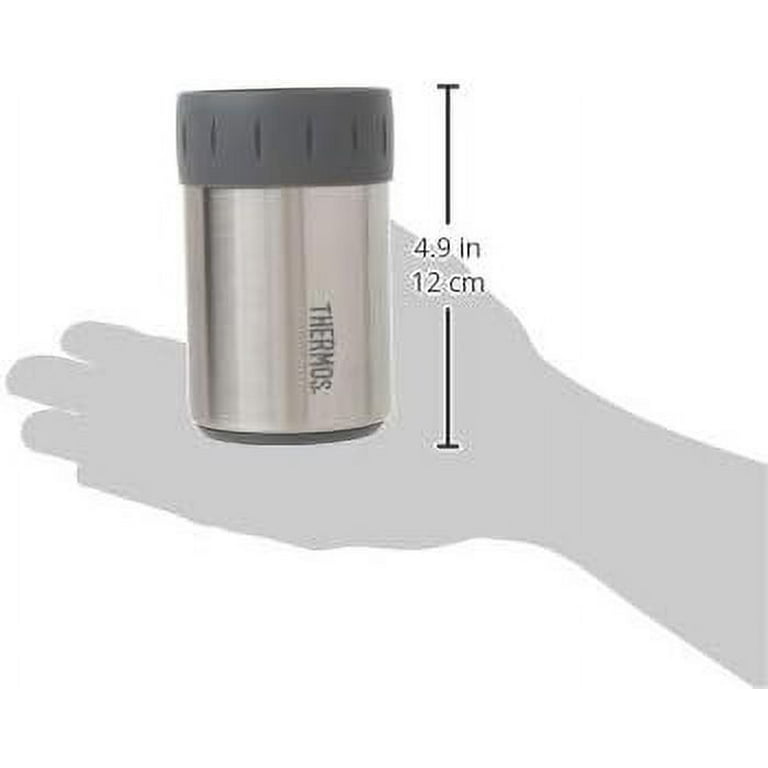Thermos Stainless Steel Beverage Can Insulator for 12 Ounce Can