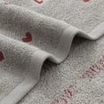 thumbnail image 5 of chaungfeng Valentine's Day Hand Towels, Red Heart Bathroom Towels Decorative Set for Drying, Cleaning, Kitchen, 13.39'' x 29.53''(Gray), 5 of 6