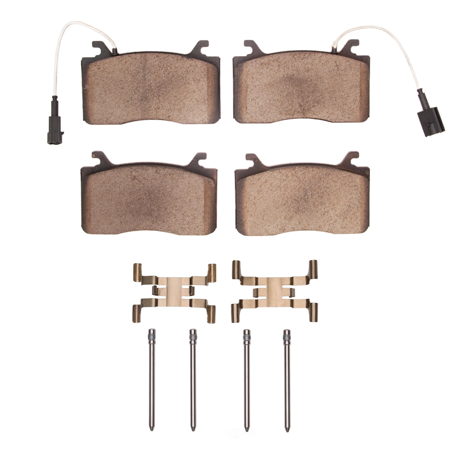 Dynamic Friction Company 1600-2052-01 DFC EURO 5000 Ceramic Brake Pads and Hardware Kit
